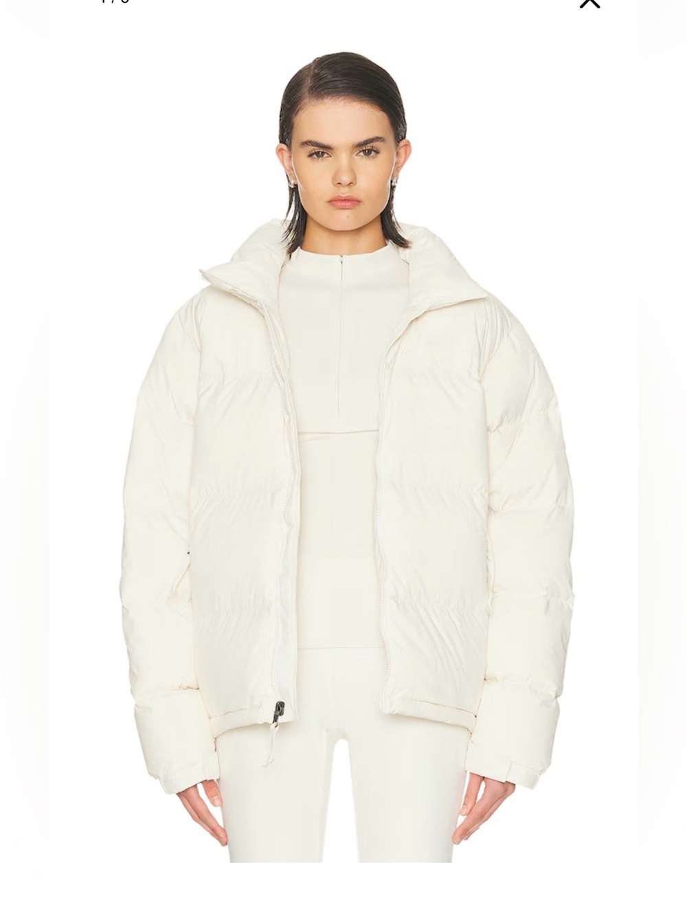 Skims The North Face 1996 Nuptse Jacket Bone Puffer Size Medium